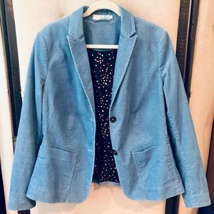 BODEN Blue Corduroy Blazer